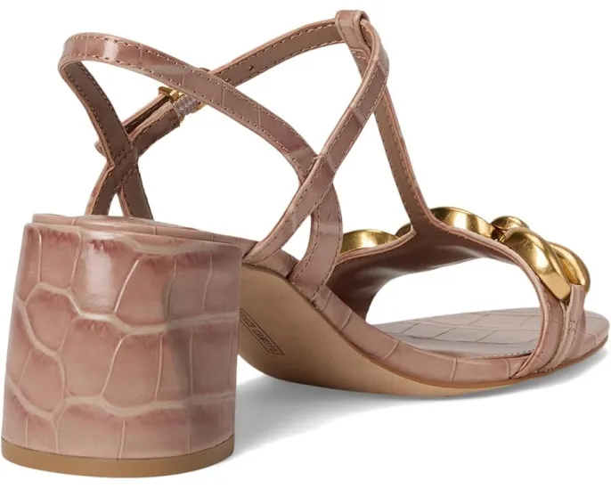 Сандалии Vince Camuto Chirie на платформе с цепью и крокодиловым принтом