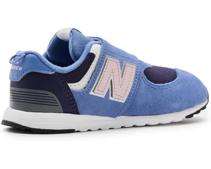 New Balance Kids 574 Bungee Lace первые кроссовки с липучкой