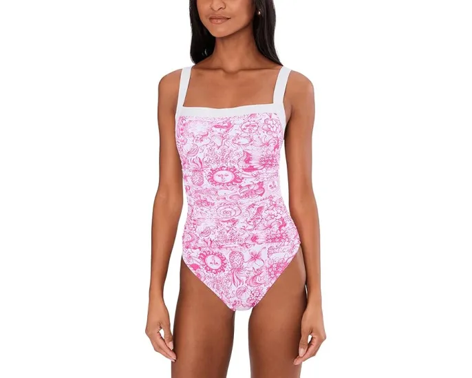 Купальник Keon цельный с драпировкой от Lilly Pulitzer