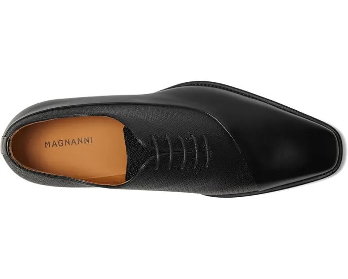 Оксфорды Magnanni Vaughan с зауженным мыском и каблуком на наборной подошве