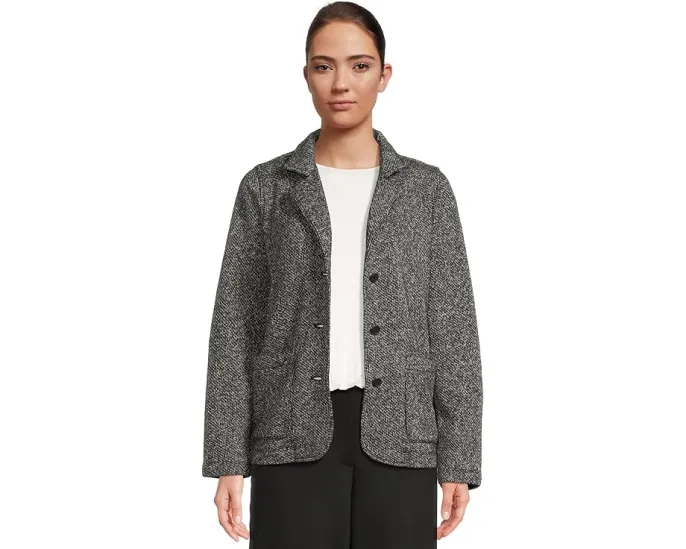 Куртка Eileen Fisher со стойкой и двухсторонней молнией