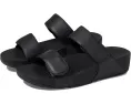 Сланцы FitFlop Lulu Adjustable Leather Slides с ремешком на липучке