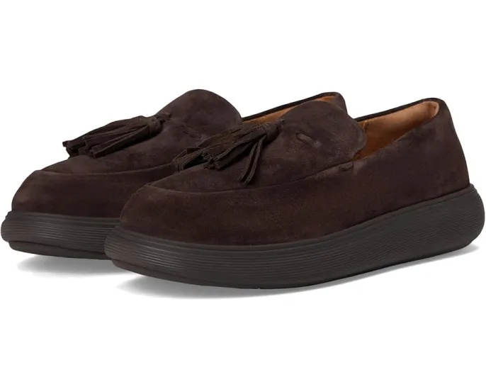 Лоферы FitFlop iQ-Comff из замши с кисточками и амортизацией