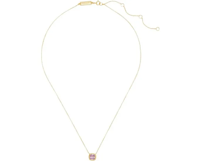 Подвеска Time To Shine Gem с круглым кубическим цирконием от Kate Spade