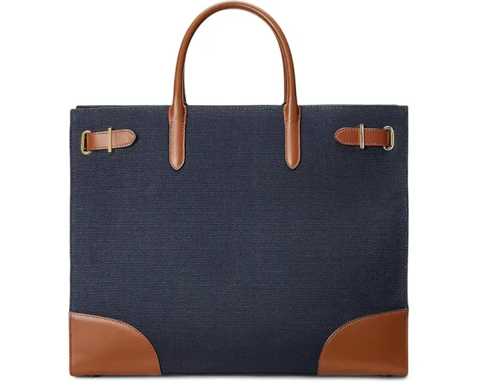 Сумка-тоут Lauren Ralph Lauren Print Canvas Large Devyn с цветочным принтом