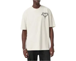 Футболка AllSaints Drip Short Sleeve Crew с графическим принтом и цепями