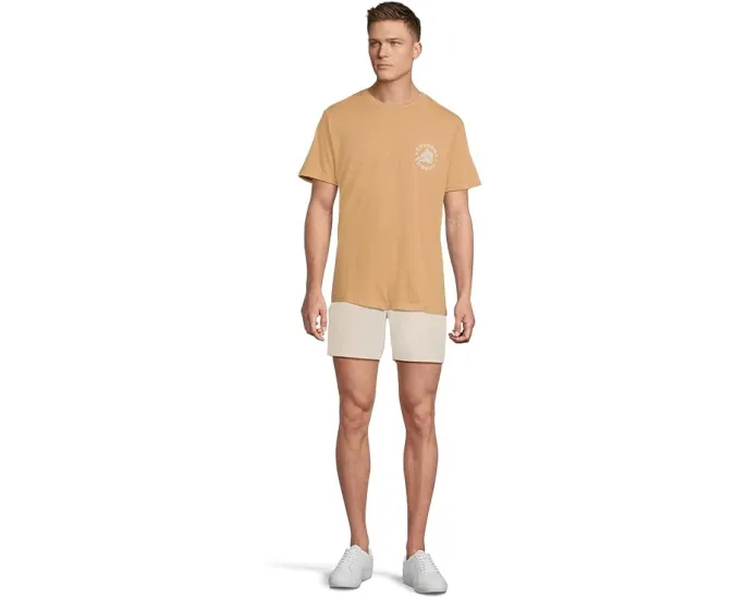 Футболка Chubbies The Rough n' Tumble коричневая с принтом