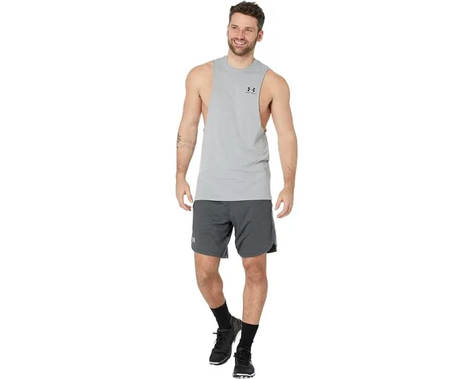Мужской майка Under Armour Left Chest Cutoff с усиленной подвижностью