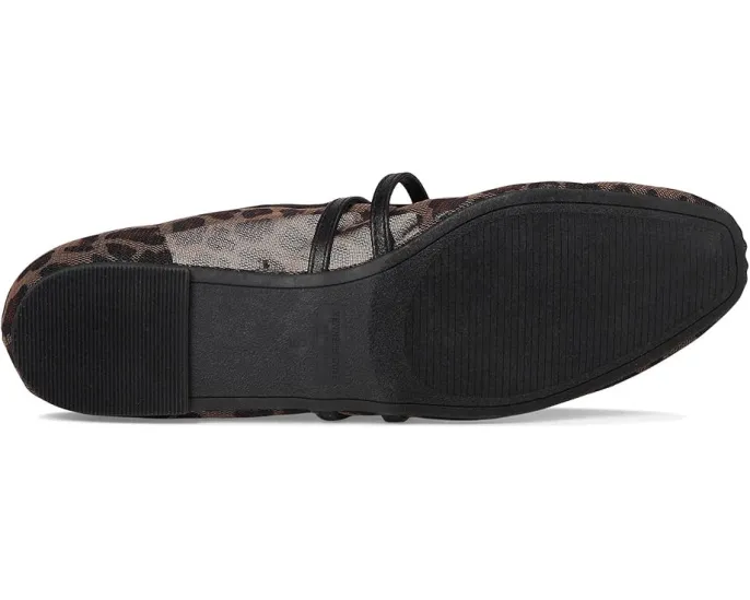 Балетки Kenneth Cole New York Mackenzie из леопардовой сетки с миндальным носком