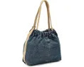 Сумка тоут The Denim Suede Cristina из денима с замшевой отделкой Marc Jacobs