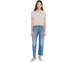 Кроп-джинсы Levi's Premium Ribcage с высокой посадкой и застежкой на пуговицы
