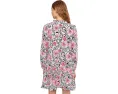 Платье Lilly Pulitzer Evaline из шелка с длинным рукавом и оборками