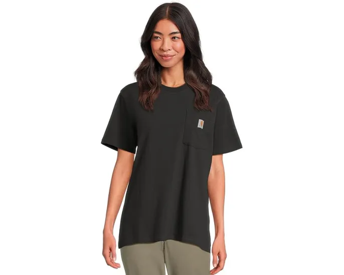 Футболка Carhartt WK87 Workwear Pocket Short Sleeve с нагрудным карманом