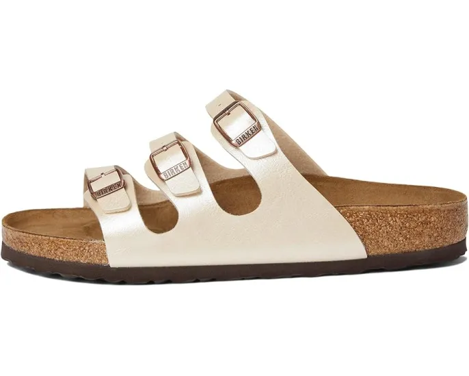 Сандалии Florida от Birkenstock с тремя тонкими регулируемыми ремешками