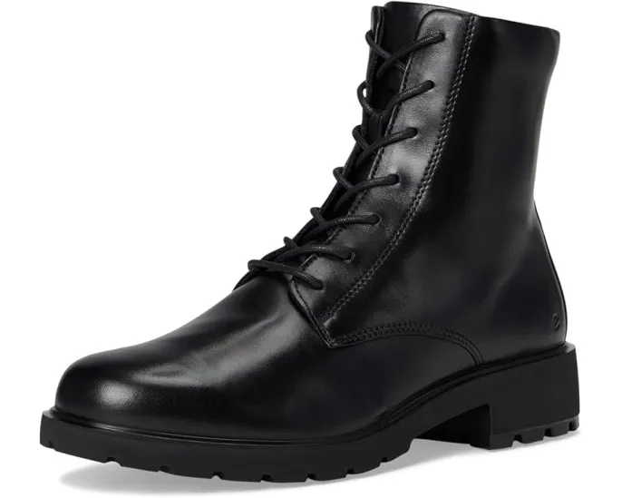 Ботинки ECCO Metropole Vienna на шнуровке с боковой молнией