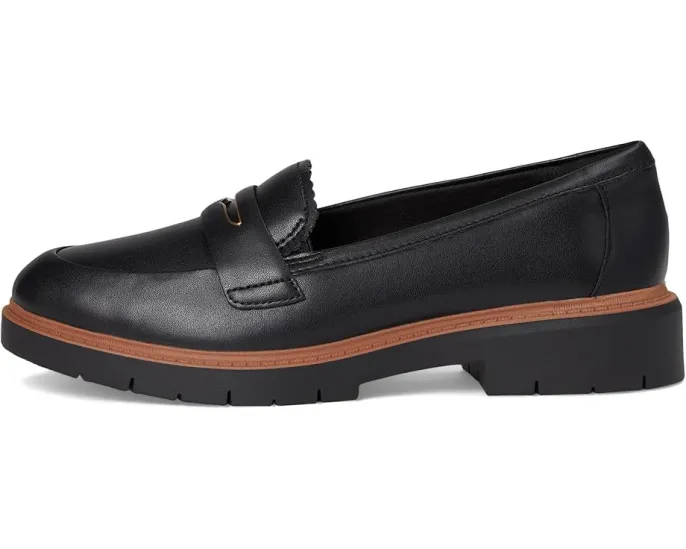 Классические лоферы Clarks Westlynn Glow с гладкой кожей и подошвой из термопластичной резины