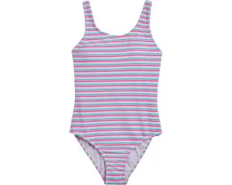 Купальник Snapper Rock Kids Sorbet Stripe Scoop с яркими полосками и съемными чашечками