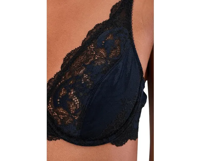 Бюстгальтер-андербра Modern Affair с глубоким вырезом и кружевом