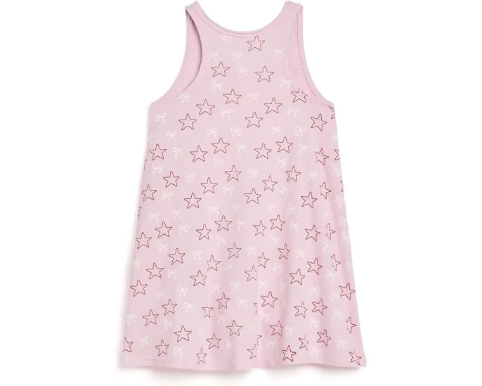 Хлопковое платье-топ Cotton Jersey Tank Dress для детей Chaser Kids с принтом звезд
