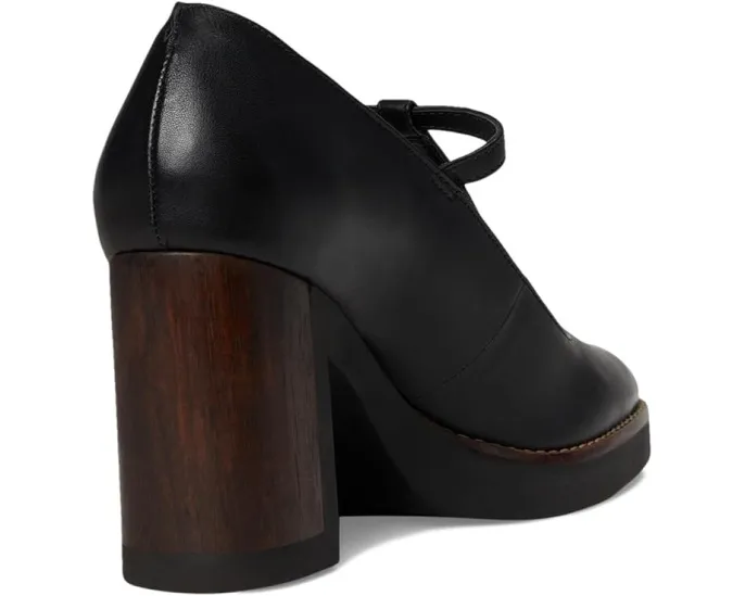 Туфли-лодочки Bernardo Noto на деревянном каблуке с Т-образным ремешком