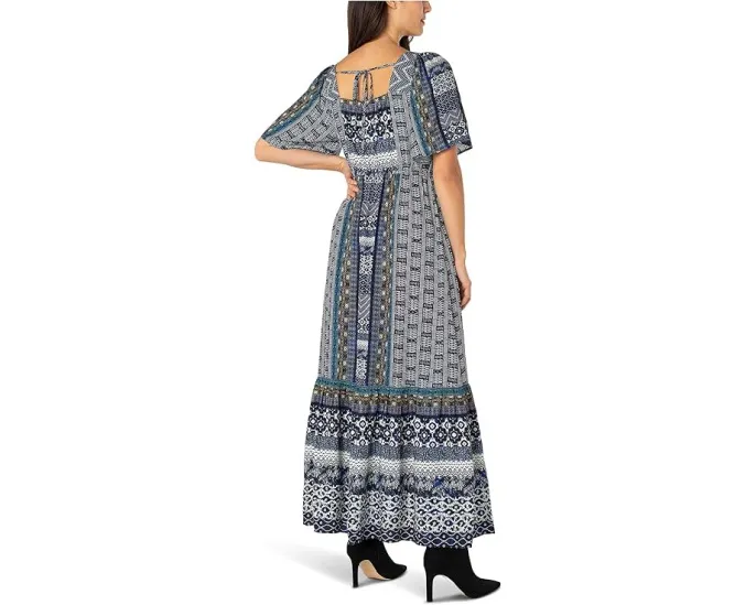 Liverpool Los Angeles макси-платье с квадратным вырезом и рукавами 3/4