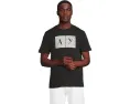 Футболка Armani Exchange Box Logo с круглым вырезом из хлопкового джерси