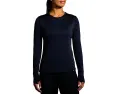 Беговой лонгслив Brooks Luxe Long Sleeve с защитой от солнца UPF 50+