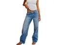 Джинсы Free People Tennessee Low Rise Bf с поясом на шлевках и пятью карманами