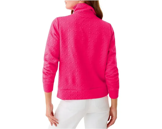 Поло Eleni с полузастежкой и длинными рукавами Lilly Pulitzer