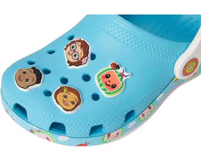 Crocs Классические сабо CoComelon для малышей с вентиляционными отверстиями