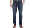 Прямые джинсы Lucky Brand 223 Straight в темной промывке Falcon с технологией COOLMAX