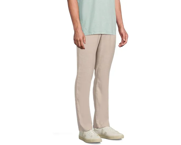 Брюки Tommy Bahama Beach Coast Linen с эластичным поясом и карманами на пуговицах