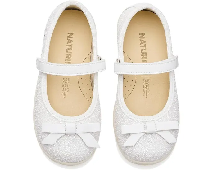 Туфли Mary Jane Naturino Claries 2 с пайетками и бантом для девочек