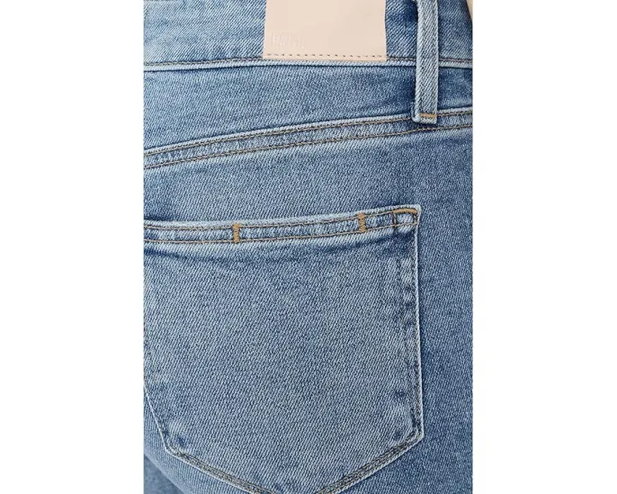 Джинсы Paige Mason Crop Bootcut с расклешённым низом и средней посадкой в цвете Divine