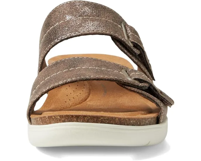 Сандалии Clarks April Dusk с двумя ремешками и гибкой подошвой