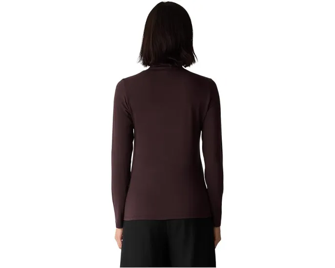 Eileen Fisher легкий полупрозрачный водолазный топ из тенселя и органического хлопка