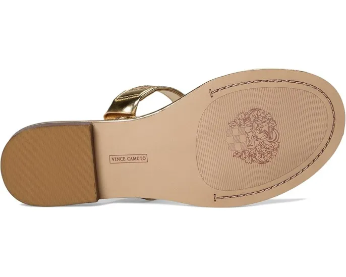 Сандалии Vince Camuto Lexiea на плоской подошве с цепочкой и стеганой подкладкой