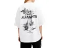 Футболка AllSaints Guardian Amelie оверсайз с принтом и коротким рукавом