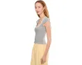 Футболка Oh My Darling Tee от Free People с кружевной отделкой