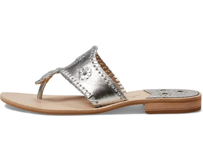 Сандалии Jack Rogers Jacks Flat Wide с кожаным верхом и низким каблуком
