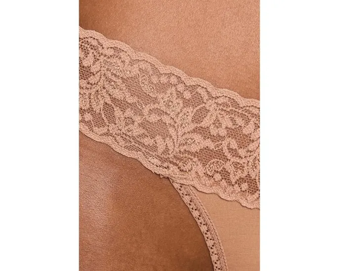 Хлопковые трусы-танга Cotton Original Rise Thong Hanky Panky