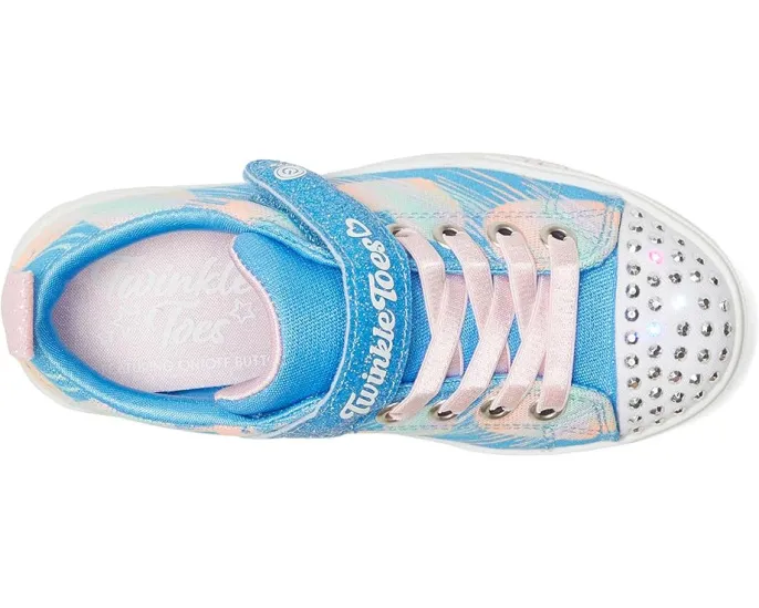 SKECHERS KIDS Heart Steps подсвечивающиеся туфли с сердечками и стразами