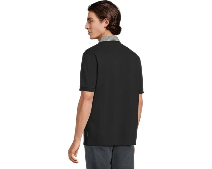 Поло Armani Exchange Small Logo с контрастными деталями