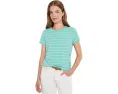 Футболка L.L.Bean Soft Stretch Supima с круглым вырезом и полосками
