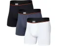 Набор из 3 трусов-боксеров SAXX Non-Stop Stretch Cotton с эластичным поясом