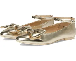 Детские балетки Janie and Jack с бантом и регулируемой пряжкой на щиколотке