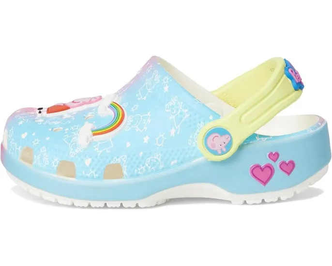 Детские сабо Crocs Classic с героями Peppa Pig для малышей
