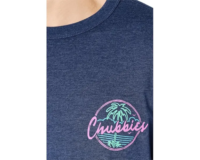 Футболка Chubbies The Night Never Sleeps с принтом спереди и сзади из хлопка