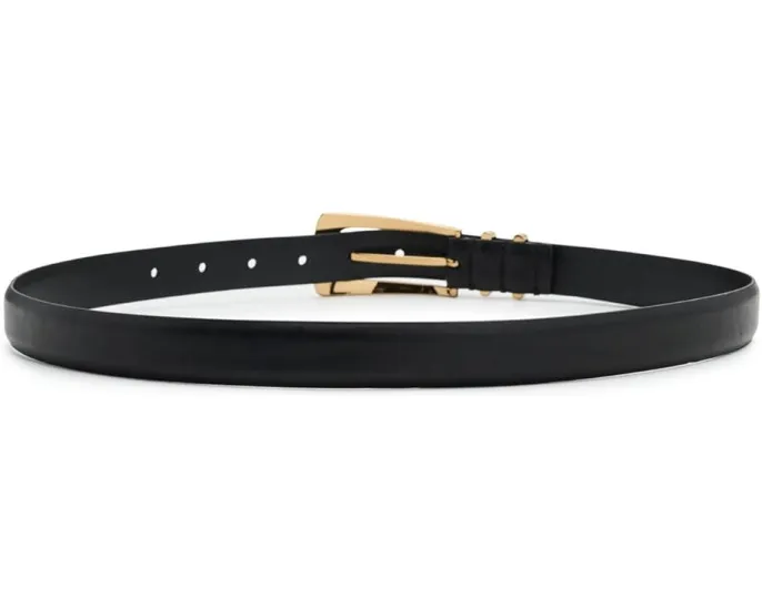 Кожаный ремень Madewell с удлиненной пряжкой