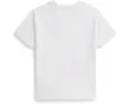 Футболка Polo Ralph Lauren Kids из хлопкового джерси с вышитым логотипом Triple-Pony